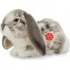 Image de Teddy Hermann Lapin bélier, doudou, peluche, lapin, animal de ferme, animal domestique, couché, peluche, gris blanc, 30 cm, 93797