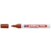 Image de Lackmarker 750 4-750-9-007 2-4mm Rundspitze Permanent Braun - Edding
