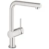 Image de GROHE Minta Touch Mitigeur Cuisine Electronique, Déclenchement Tactile, Douchette Extractible, Bec Haut, Installation et nettoyage facile, Supersteel, 31360DC1 (Import Allemagne) en occasion ou reconditionné