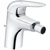 Image de Grohe Eurostyle mitigeur monocommandé pour bidet, saillie 113mm, vidage à tirette, manette fermée, 23720003