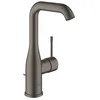Image de GROHE Essence Mitigeur monocommande Lavabo, Taille L (Avec Tirette et Garniture de vidage, Bec haut incurvé, Facile à Installer), Anthracite Brossé, 32628AL1 en occasion ou reconditionné