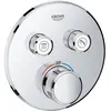 Image de Grohe Grohtherm SmartControl 29119, kit de montage final, 2 robinets d'arrêt, chrome, 1 pièce.