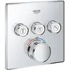 Image de GROHE Grohtherm SmartControl Façade avec mitigeur thermostatique encastré 3 sorties 29126000