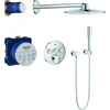 Image de GROHE Set de douche encastré Smartcontrol Chromé 34709000