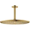 Image de Grohe - Rainshower Cosmopolitan - Douche De Tête 310, Bras De Douche De 142 Mm, 1 Jet, Cool Sunrise Brossé 26067gn0