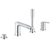 Image de Eurostyle Cosmopolitan - Mitigeur Au Bord De Baignoire, Installation 4 Trous, Chrome 23048003 - Grohe
