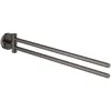 Image de Grohe - Essentials Porte-serviettes En Métal Avec 2 Bras Pivotants, Hard Graphite (40371a01)