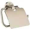 Image de Support De Papier Toilette Essentials 403671 Avec Couvercle Nickel