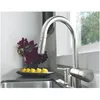 Image de Grohe   Mitigeur De Cuisine Monocommande Inox 32321dc2   Douchette Extractible 2 Jets   Bec C Pivotant 360°   Limiteur De Débit Ajustable