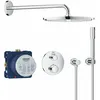 Image de Grohtherm - Set De Douche Rainshower Cosmopolitan 310 Avec Robinet De Douche Thermostatique Encastré, Chrom 34731000 - Grohe