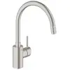 Image de Concetto Mitigeur Monocommande Évier, Zero Supersteel (32663dc3) - Grohe