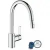 Image de Get - Mitigeur D'Évier Avec Douchette Extractible, Chrome 31484001 - Grohe