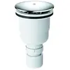 Image de Garniture d'écoulement 49533 pour receveur de douche départ vertical chromé