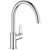 Image de Mitigeur De Cuisine Monocommande Haut   Bec Orientable 360°   Finition Chromée   Grohe Longlife   Système D'Eau Séparé