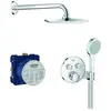 Image de Grohe Système de douche GROHTHERM SMARTCONTROL avec mitigeur thermostatique encastré, pomme de douche ronde Ø 210 mm chromé