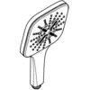 Image de Handbrause Rainshower 130 SmartActive Cube 26582 8,5l/min chrome