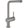 Image de Grohe   Mitigeur Monocommandé Pour Évier 210mm   Bec Pivotant 360°   Débit Max 11,5 L/min   Montage Rapide   Sécurité Contre Reflux