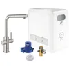 Image de Blue Professional - Mitigeur D'Évier Avec Unité Réfrigérante Et Filtration, Douchette Extractible, Supersteel 31326dc2 - Grohe