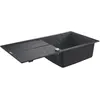 Image de Grohe - Évier Composite K400 Avec Garniture De Vidage Automatique, 100x50 Cm, Noir Granite 31641ap0