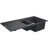 Image de GROHE K400 - Evier composite avec égouttoir Noir granite 1000 x 500 mm 31642AP0