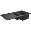 Image de Grohe - K400 - Evier Composite Avec Égouttoir Noir Granite 1000 X 500 Mm 31642ap0