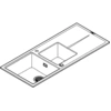 Image de GROHE K400 - Evier composite avec égouttoir Noir granite 1160 x 500 mm 31643AP0