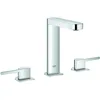 Image de Grohe - Mélangeur Lavabo 3 Trous Plus, Dn 15, Avec Vidage À Tirant,