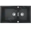 Image de Viers - Évier Composite K700 Avec Vidage, 900x500 Mm, Noir Granite 31658ap0 - Grohe