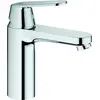 Image de Grohe Eurosmart Cosmopolitan Mitigeur monocommandé pour lavabo, M-Size, saillie 123mm, vidage Push-Open, 23926000