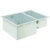 Image de Evier inox à encastrer K700 31577_1 1,5 cuve 595x450 mm EB gauche