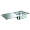 Image de Évier en acier inoxydable GROHE K500 500 x 1000 mm 31563SD1