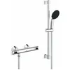Image de GROHE Precision Flow Mitigeur Thermostatique ensemble de douche avec barre 60cm 34800001