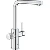 Image de Grohe Blue Pure Minta Mitigeur filtre avec douchette extractible Noir