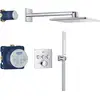 Image de Grohe Quickfix Precision Smart Control mitigeur thermostatique de douche encastré chrome 34875000