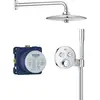 Image de Grohe Quickfix Precision Smart Control mitigeur thermostatique de douche encastré chrome 34878000