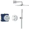 Image de GROHE Precision Pack douche encastrée Vitalio Rain Mono 310 - Chromé - 34880000