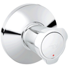 Image de Robinet encastré GROHE Costa, marquage rouge, profondeur d'encastrement 20-200mm, chrome, 19807001