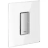 Image de Grohe - Skate Cosmo - Bouton De Commande, Chrome / Verre, Blanc Lunaire 38846ls0