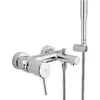 Image de GROHE Mitigeur Bain/Douche Monocommande avec douchette Concetto Chromé 32212001