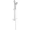 Image de Garniture de douche Grohe Euphoria Champagne 27232 600mm flexible 1750mm porte-savon chromé 27232001