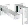 Image de GROHE Eurocube façade mitigeur lavabo 2 trous mural 19895000