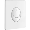 Image de Grohe   Plaque De Commande Wc Double Touche   Montage Vertical   Finition Blanc Alpin   156 X 197 Mm   En Abs   38964sh0