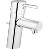 Image de Grohe Concetto Mitigeur monocommandé pour lavabo, S-Size, fonction d'économie d'énergie, saillie 101mm, vidage à tirette, chrome, 2338010E