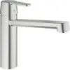 Image de Mitigeur d'évier Grohe Get supersteel, bec mi-haut
