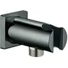 Image de Grohe Coude de sortie murale Rainshower 1/2", avec pomme de douche, tube carré, hd graph.