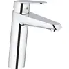 Image de Grohe Eurodisc Cosmopolitan Mitigeur monocommandé pour lavabo, M-Size, sans garniture de vidage, saillie 142mm, chrome, 23449002