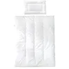 Image de roba Parure de Lit Bébé Toutes Saisons - Couette 100x135 cm + Oreiller 40x60 cm - Blanc en occasion ou reconditionné