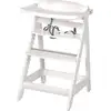 Image de Chaise haute pour escalier roba « Sit Up FUN », avec tablette amovible et barre de sécurité, évolutive, blanche