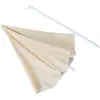 Image de ensemble de parasols roba, parasol avec structure métallique beige, barre de fixation grise lasurée