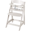 Image de chaise haute roba Sit Up Flex - Chaise haute en bois qui grandit avec votre enfant - Chaise haute réglable avec sangle d'entrejambe - de 6 mois à 70 kg